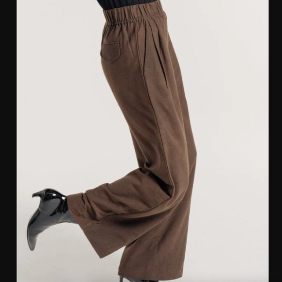 SOLD LAUDE the Hepburn Silk Trouser Pant 8 NWT - Picture 3 of 10